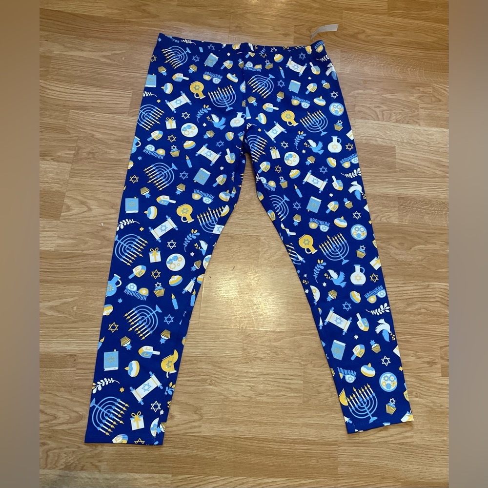 NWT Women’s Hanukkah Cotten leggings XL